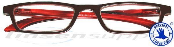Tiffy Kunststoffbrille rot-rot