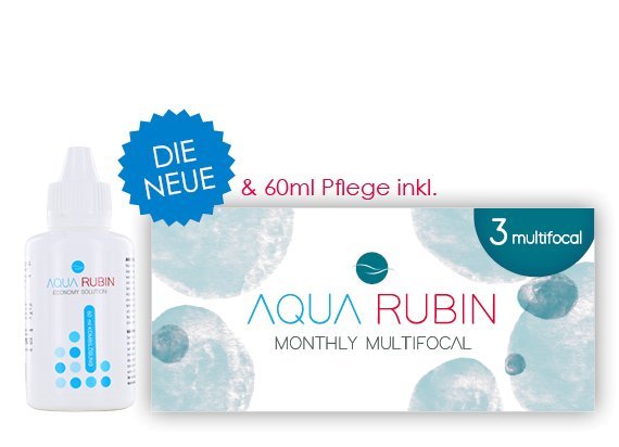 Aqua Rubin Multifocal - Monatslinse (1x3)
