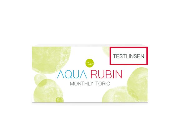 Aqua Rubin Toric - Monatslinse (1x1) TESTLINSE