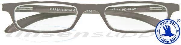 Zipper Limited Kunststoffbrille grau
