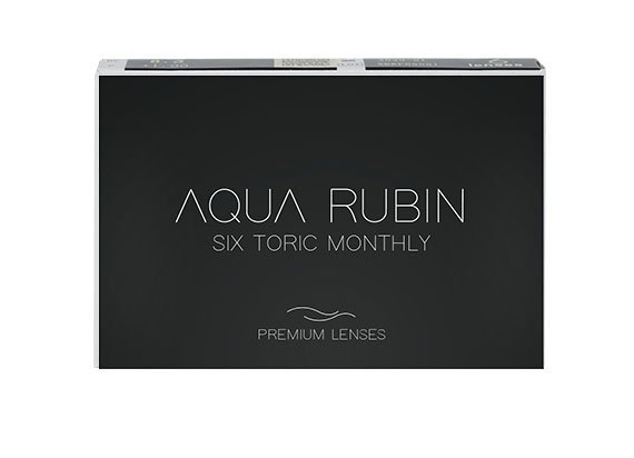 Aqua Rubin Premium - Six toric monthly (1x6)