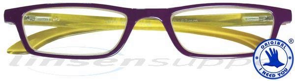 Tiffy Kunststoffbrille pflaume-beige