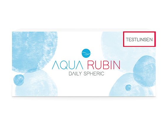 Aqua Rubin - Tageslinse (1x10) TESTLINSE
