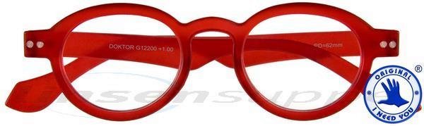 Doktor Limited Panto-Kunststoffbrille rot