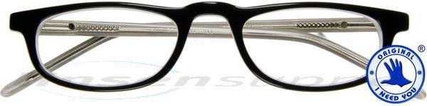Butler Acetatbrille schwarz-kristall