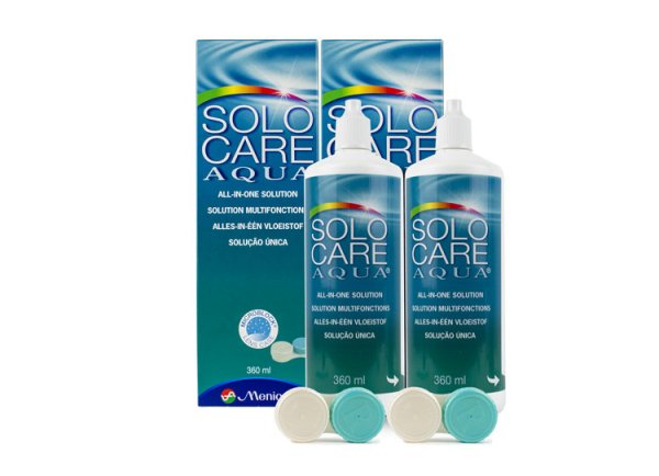 Solo Care Aqua (2x360ml) - flacher Behälter
