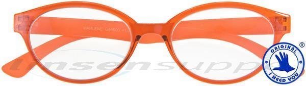 Marlene Retro-Kunststoffbrille orange