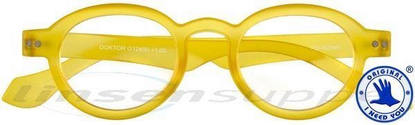 Doktor Limited Panto-Kunststoffbrille gelb