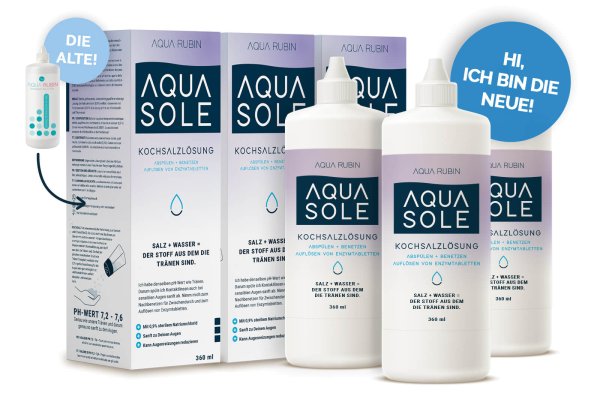 AQUA SOLE - Kochsalzlösung (3x360ml)