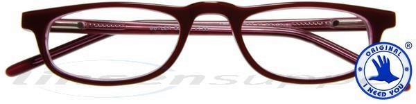 Butler Acetatbrille rot-pflaume