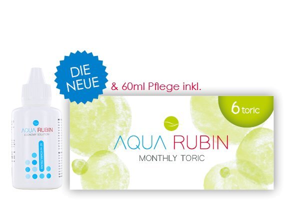 Aqua Rubin Toric - Monatslinse (1x6)