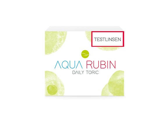Aqua Rubin Toric - Tageslinse (1x4) TESTLINSE