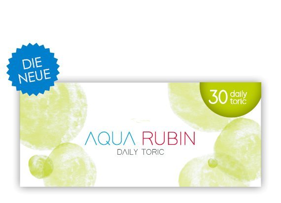 Aqua Rubin Toric - Tageslinse (1x30)
