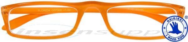 Florida Kunststoff-Halbbrille mandarin