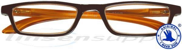 Tiffy Kunststoffbrille braun-orange