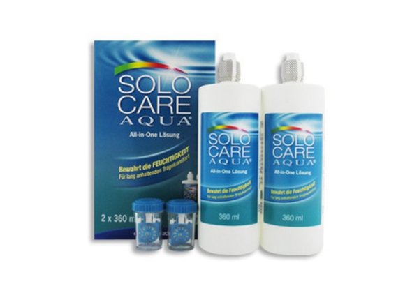 Solo Care Aqua inkl. flacher Behälter (2x360ml)