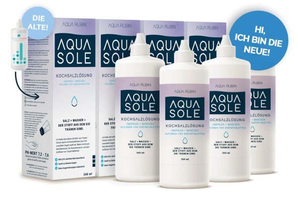 AQUA SOLE - Kochsalzlösung (4x360ml)