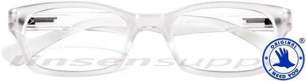 Master Retro-Kunststoffbrille kristall