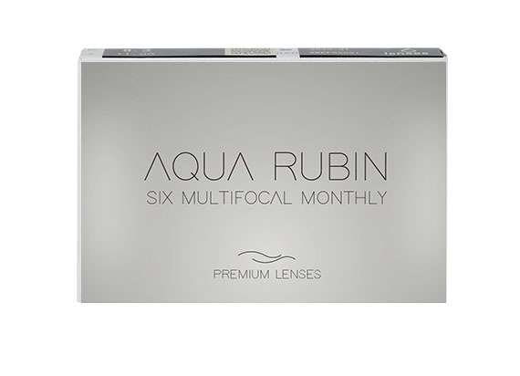 Aqua Rubin Premium - Six multifocal monthly - Monatslinse 6er