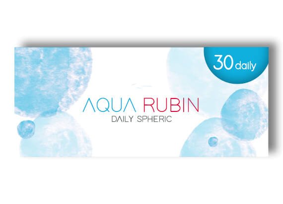 Aqua Rubin - Tageslinse (1x30)